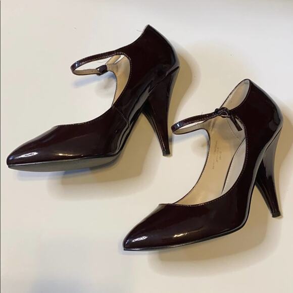 Colin Stuart Plum Deep Purple Pointed Heel - Picture 3 of 9